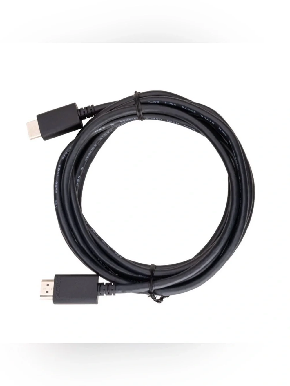 HDMI High Speed Cable with Ethernet 10” Cable Black: Male-to-Male Connection New